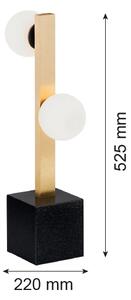 Argon 1044 - Lampada da tavolo FREEMONT 2xG9/5W/230V