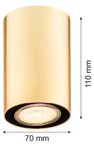 Argon 4759 - Plafoniera TYBER 1xGU10/5W/230V oro