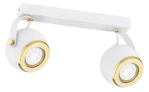 Argon 7038 - Luce Spot KOS PLUS 2xGU10/5W/230V bianco/oro