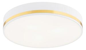 Argon 7034 - Plafoniera AMORE 2xE27/15W/230V diametro 25 cm bianco/oro