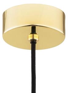 Argon 4879 - Lampadario a sospensione con filo JESSE 1xE27/15W/230V oro/bianco