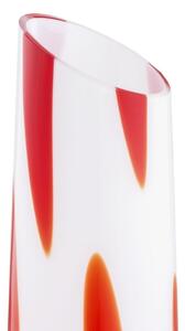 Argon 7042 - Lampada con piedistallo POLONIA 2xE27/15W/230V bianco/rosso