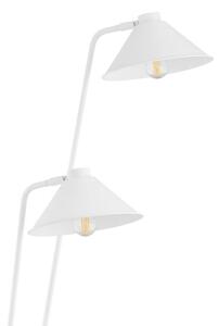 Argon 7074 - Lampada con piedistallo GABIAN 2xE27/15W/230V bianco
