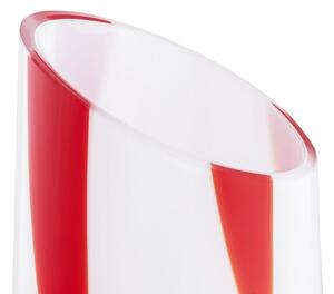 Argon 7042 - Lampada con piedistallo POLONIA 2xE27/15W/230V bianco/rosso