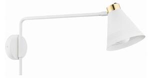 Argon 8007 - Applique AVALONE 1xE27/15W/230V 57 cm bianco/oro