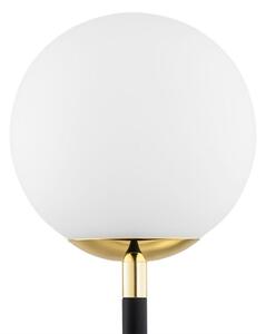 Argon 7072 - Lampada da tavolo FERRONE 2xE14/7W/230V nero/bianco/oro