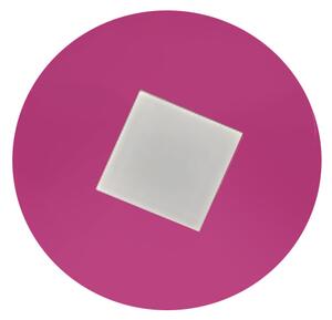 Plafoniera Contemporanea Pixart Metallo Magenta Led 16W