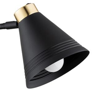 Argon 8009 - Applique AVALONE 1xE27/15W/230V 57 cm nero/oro
