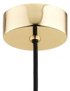 Argon 4912 - Lampadario a sospensione con filo MINORI 1xE27/15W/230V nero/oro