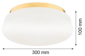 Argon 6142 - Plafoniera OMBRA 3xE27/15W/230V oro/bianco