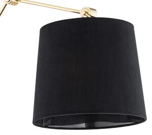 Argon 4898 - Applique ZAKYNTOS PLUS 1xE27/15W/230V nero/oro