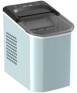 HOMCOM Macchina ghiaccio 12 kg/24h con 2 dimensioni e serbatoio 1,5L, Blu | Aosom Italy