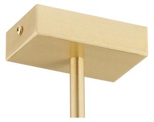 Argon 1767 - Lampadario su palo FREEMONT 4xE27/15W/230V oro/bianco/nero