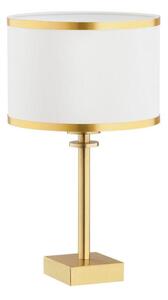 Argon 8029 - Lampada da tavolo ABBANO 1xE27/15W/230V ottone/bianco