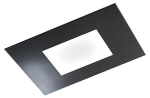 Plafoniera Contemporanea Pixel Metallo Nero Led 34W