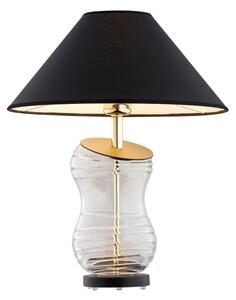 Argon 8037 - Lampada da tavolo VENETO 1xE27/15W/230V nero/ottone