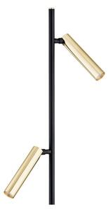 Argon 7083 - Lampada con piedistallo TORRE 2xG9/6W/230V nero/ottone