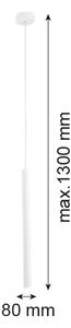 Argon 8066 - Lampadario a sospensione con filo ETNA 1xG9/6W/230V bianco