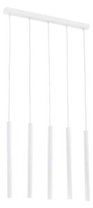 Argon 2136 - Lampadario a sospensione con filo ETNA 5xG9/6W/230V bianco