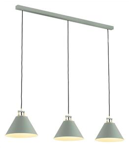 Argon 6177 - Lampadario a sospensione con filo ORTE 3xE27/15W/230V verde