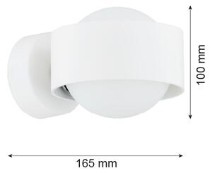 Argon 8057 - Applique MASSIMO PLUS 1xG9/6W/230V bianco