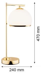 Argon 8120 - Lampada da tavolo MARBELLA 1xE27/15W/230V ottone