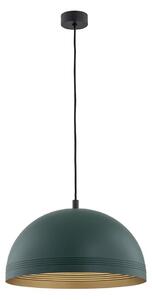 Argon 8243 - Lampadario a sospensione con filo BONITA 1xE27/15W/230V verde