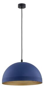 Argon 8244 - Lampadario a sospensione con filo BONITA 1xE27/15W/230V blu