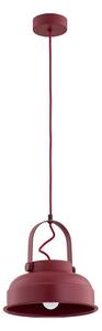 Argon 8286 - Lampadario a sospensione con filo DAKOTA 1xE27/15W/230V rosso