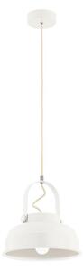 Argon 8284 - Lampadario a sospensione con filo DAKOTA 1xE27/15W/230V bianco