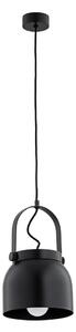 Argon 8281 - Lampadario a sospensione con filo LOGAN 1xE27/15W/230V diametro 20 cm nero