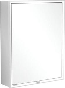 Villeroy & Boch My View Now armoire de toilette encastrée, 1 porte, charnières à droite, avec éclairage, avec interrupteur marche/arrêt, compatible Smart Home, 600x750x167,5mm, A4586R00, A4586R00