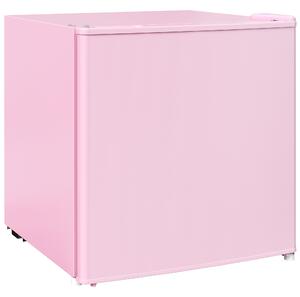 HOMCOM Congelatore da Tavolo con Capacità 35 Litri, Piccolo Congelatore con Porta Reversibile, Rosa | Aosom Italy
