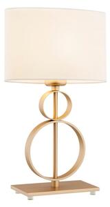 Argon 8310 - Lampada da tavolo PERSEO 1xE27/15W/230V 42 cm crema/oro
