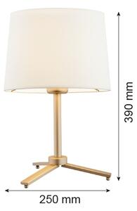 Argon 8318 - Lampada da tavolo CAVALINO 1xE27/15W/230V 39 cm color crema/oro