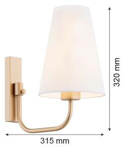 Argon 8312 - Applique SAFIANO 1xE27/15W/230V oro