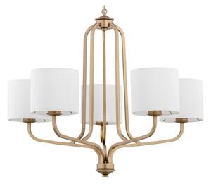 Argon 2172 - Lampadario a sospensione con catena MARANELLO 5xE27/15W/230V
