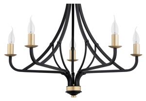 Argon 2171 - Lampadario a sospensione con catena LORENZO 5xE14/7W/230V