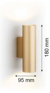 Argon 7178 - Applique MITOS PLUS 2xGU10/5W/230V oro