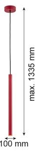 Argon 8331 - Lampadario LED a sospensione con filo RIO LED/4,2W/230V 3000K rosso