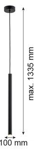 Argon 8329 - Lampadario LED a sospensione con filo RIO LED/4,2W/230V 3000K nero