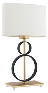Argon 8373 - Lampada da tavolo PERSEO 1xE27/15W/230V 42 cm crema/nero