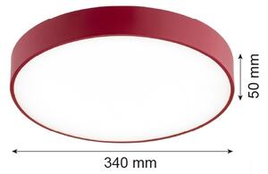 Argon 8334 - Plafoniera LED TIAMO LED/22W/230V 4000K rosso