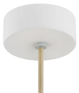 Argon 8443 - Lampadario a sospensione con filo PIAVA 1xE14/7W/230V alabastro bianco