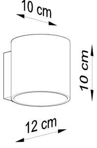 Sollux SL.0211 - Applique VICI 1xG9/40W/230V vetro/bianco