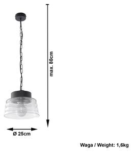 Lampadario su catena MARINA 1xE27/60W/230V