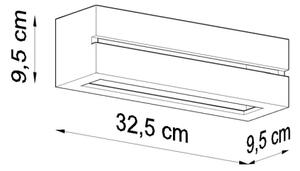 Applique VEGA LINE 1xE27/60W/230V bianco