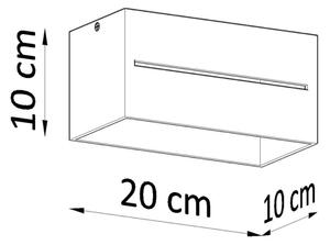 Sollux SL.0383 - Plafoniera LOBO 2xG9/40W/230V bianco