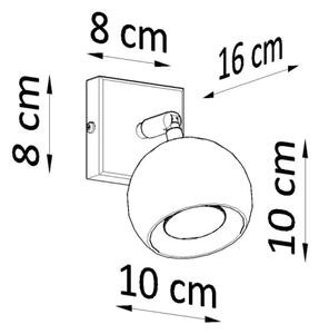 Sollux SL.0437 - Faretto da parete OCULARE 1xGU10/10W/230V