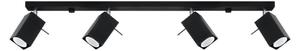 Luce Spot MERIDA 4xGU10/40W/230V nero